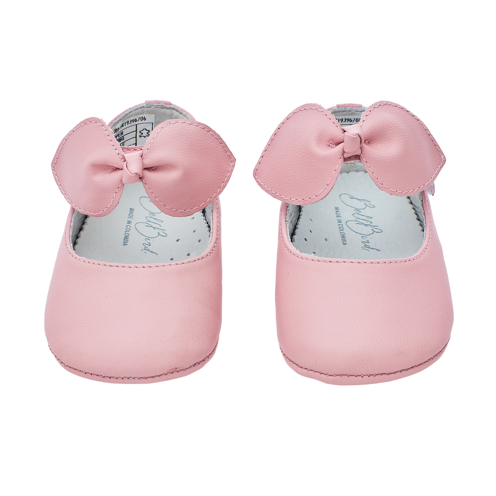 Pink top pram shoes